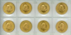 Südafrika: 1962, 2 R. Jan van Riebeeck, acht Exemplare, vz/st