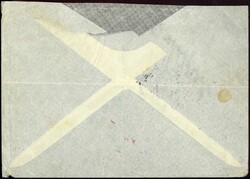 25 H. Freimarke 1916, auf seltenem Zuleitungs-Tauchbootbrief nach ...