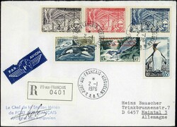 Polarpost: Bestand von 110 nur Einschreibe-Briefen der TAAF aus den ...