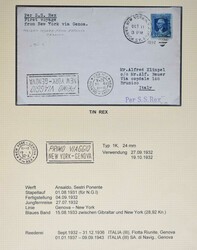 Amtliche Schiffspost: Bestand von ca. 105 vers. Belegen aus dem ...