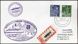 Marineschiffspost: Partie von ca. hundert vers. R.-Briefen der ...