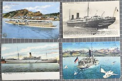 Schiffe: Partie von ca. 300 vers. AK von Passagierschiffen aus aller ...