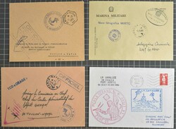 NATO: Partie von 250 vers. Schiffspost-Belegen ab ca. 1962, immer von ...