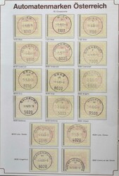 Automatenmarken Spezial: Partie von über 90 Dokumentationen der ...