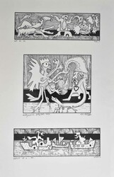 Künstler: großer, schwarzer Kobra-Ringbinder mit Schuber, darin ca. ...