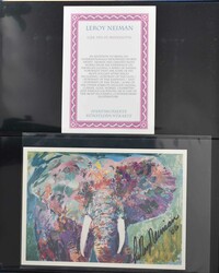 Künstler: großer, blauer KA-BE-Ringbinder mit ca. 65 vers. ...