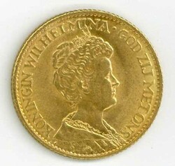Niederlande: 1913, 10 G. Wilhelmina, vz/stAutomatically generated ...