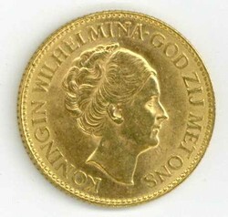 Niederlande: 1932, 10 G. Wilhelmina, vz/stAutomatically generated ...