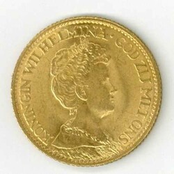 Niederlande: 1913 und 1917, 10 G. Wilhelmina, vz/stAutomatically ...