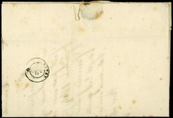 10 Rp. Rayon II. 1850, ohne Kreuzeinfassung, allseits vollrandig auf ...