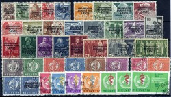 1948 - 1986, die Mi.-Nrn. 1/40. jew. mit entspr. Gefälligkeitsstpln. ...