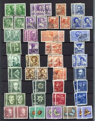1912 - 1991, Zusammenstellung der Pro Juventute-Ausgaben teils gest., ...