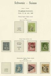1852 - 1984, gest. Slg. auf Leuchtturm-Vordruckseiten im entspr. ...