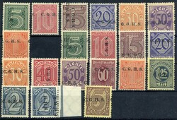 310: Alta Silesia - Official stamps