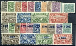Freimarken-Sätze 1920, tadellos postfrisch, Kabinett. M€ 250 ...