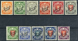 Dienstmarken-Satz 1924, sauber ungebraucht, Pracht. M€ 200 ...