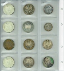 Deutschland und die Welt: Konvolut von fast ausschl. Silbermünzen ab ...