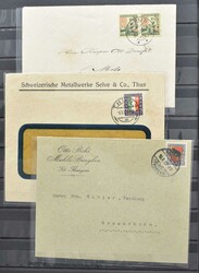 Ca. 1868 - 1950, urige Zusammenstellung mit div. ZD, Belegen mit Pro ...