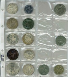 Kurs- und Gedenkmünzen aus aller Welt: auf 13 Folienseiten sowie mit ...