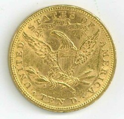 USA: 1894, 10 Dollar Frauenkopf, kl. Kr., ss.Automatically generated ...