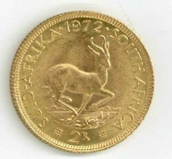 Südafrika: 1972, 2 Rand van Riebeeck, vz/st.Automatically generated ...