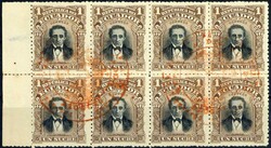 1 Su. Brandkatastrophen-Ausgabe aus Guayaquil 1902, im waager. ...