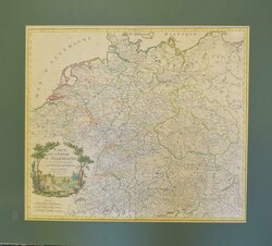 Postroutenkarte: 1757, des 'Deutschen Reiches' (mit Anrainerstaaten), ...