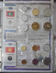 Das Geld der Welt: Abo-Kursmünzensatz-Slg. aus dem Hause MDM von 60 ...