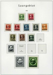 1920 - 1959, teils ungebrauchte, teils postfrische Kollektion auf ...