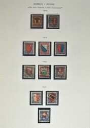 1882 - 2013, postfrischer Sammlungsteil teils auf Blanko-, teils auf ...