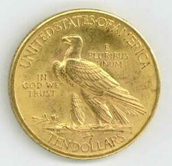 USA: 1932, 10 Dollar Indianerkopf, winz. Kratzer, vz.Automatically ...