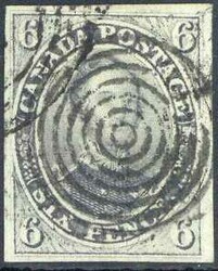 6 P. Prinz Albert 1851, auf gewöhnl. Papier, breitrandiges Exemplar, ...