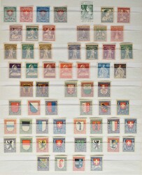 1913 - 1964, Zusammenstellung besserer Werte im Einsteckbuch. U. a. ...
