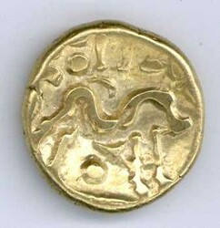 Gallien: keltischer Goldstater der Ambiani, 1. nachchristl. Jh. (17 ...