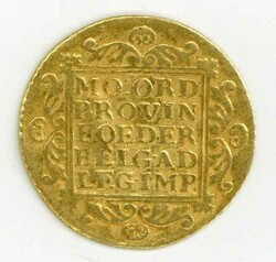 Niederlande: 1782, Dukat, vs. stehender Ritter, rs. Inschrift, leicht ...