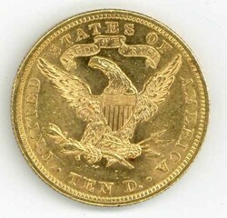 USA: 1899, 10 Dollar, Frauenkopf, Rf. und kl. Kr., ss.Automatically ...