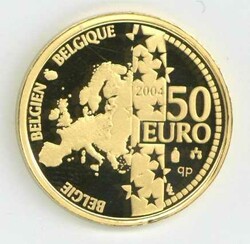 Belgien: 2004, 50 Euro 70. Geburtstag König Albert II., PP ...