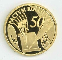 Belgien: 2007, 50 Euro Römische Verträge, gekapselt, PP ...