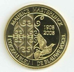 Belgien: 2008, 50 Euro Maurice Maeterlinck, gekapselt, PP ...