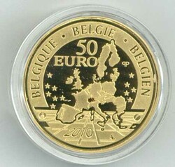 Belgien: 2010, 50 Euro Zentralafrikanisches Museum, gekapselt, PP ...