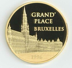 Frankreich: 1996, 500 Fr. Brüssel, gekapselt, mit Zertifikat im Etui ...