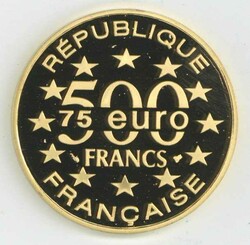 Frankreich: 1996, 500 Fr. Amsterdam, gekapselt, mit Zertifikat im ...