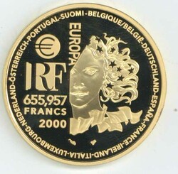 Frankreich: 2000, 655,957 Fr. Klassik und Barock, gekapselt, mit ...