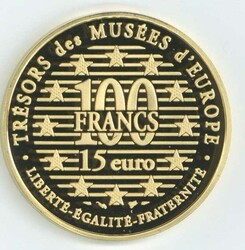 Frankreich: 1996, 100 Fr. Der Pfeifer, gekapselt, mit Zertifikat im ...