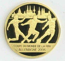 Kongo: 2006, 25 Fr. Fußball-Weltmeisterschaft, gekapselt, PP ...