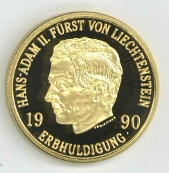 Liechtenstein: 1990, 50 Fr. Hans Adam II., PP.