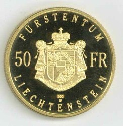 Liechtenstein: 1990, 50 Fr. Hans Adam II., PP.