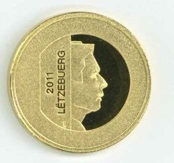 Luxemburg: 2011, 10 Euro Fuchs, gekapselt, PP.