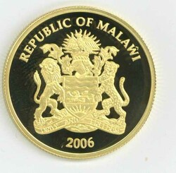 Malawi: 2006, 50 Kwacha Fußball-Weltmeisterschaft, gekapselt, PP ...