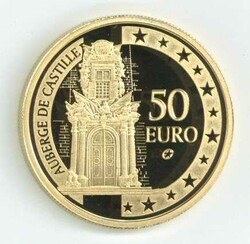 Malta: 2008, 50 Euro Gasthaus in Castille, gekapselt, PP ...